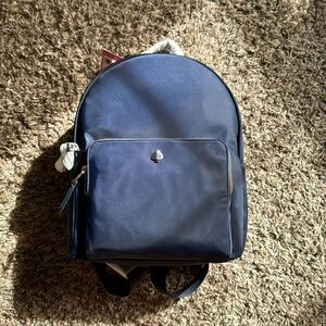 NWT Kate Spade navy backpack